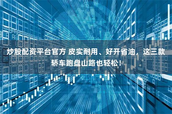 炒股配资平台官方 皮实耐用、好开省油，这三款轿车跑盘山路也轻松！