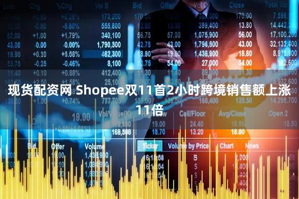 现货配资网 Shopee双11首2小时跨境销售额上涨11倍
